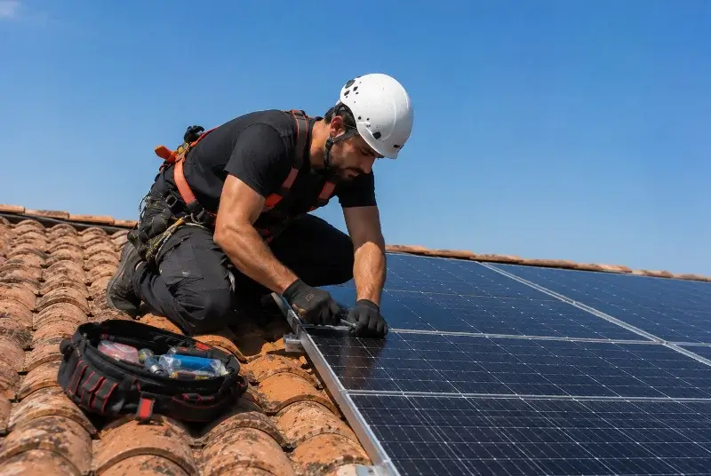 Maintenance et monitoring de panneaux solaires à Aubigné-sur-Layon