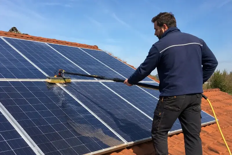 Nettoyage et entretien de panneaux solaires à Aubigné-sur-Layon